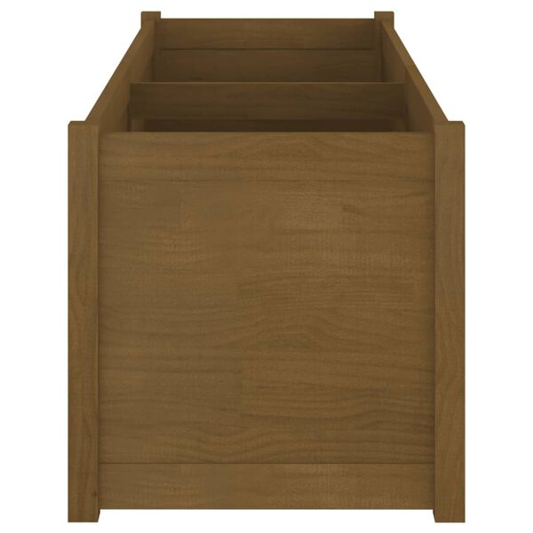 vidaXL Garden Planter Honey Brown 150x50x50 cm Solid Pinewood