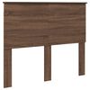 vidaXL Bed Frame with Headboard Brown Oak 120 x 190 cm Solid Pine Wood