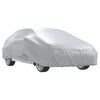 vidaXL Car Cover for Sedan with Buckle Straps Full Silver XXL
