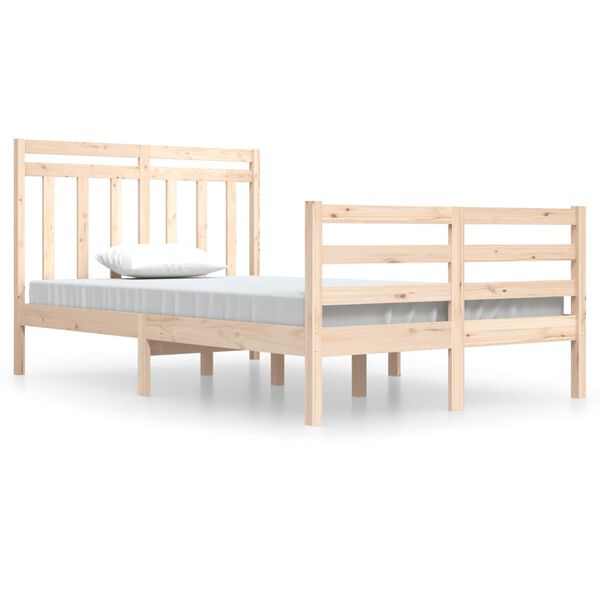 vidaXL Bed Frame without Mattress 120x200 cm Solid Wood