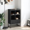 vidaXL Highboard Black 68.5x39x111.5 cm Steel