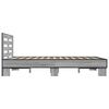 vidaXL Bed Frame without Mattress Grey Sonoma 120x200 cm