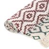 vidaXL Handwoven Kilim Rug Cotton 120x180 cm Printed Multicolour
