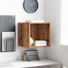 vidaXL Wall Cabinet Old Wood 37 x 37 x 37 cm Engineered Wood