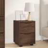 vidaXL Bedside Tables with Drawer 2 pcs Brown Oak 30.5 x 30 x 43 cm