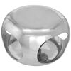 vidaXL Coffee Table Aluminium 50x50x30 cm Silver