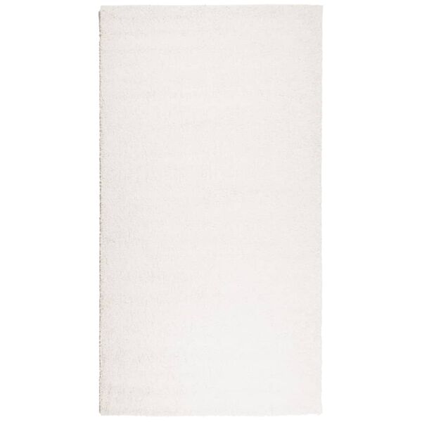 vidaXL Shaggy Rug PAMPLONA High Pile Modern Cream 60x110 cm