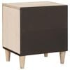 vidaXL Bedside Cabinet Beige 40 x 33 x 46 cm Solid Acacia wood