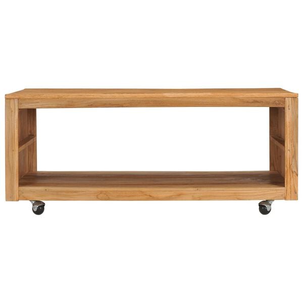 vidaXL Coffee Table 110x60x40 cm Solid Teak Wood