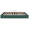 vidaXL Storage Bed with Mattress Dark Green 180 x 200 cm Velvet