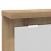 vidaXL Wall-Mounted Coat Rack with Shelf Artisan oak 85 x 10 x 45 cm