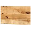 vidaXL Table Top 50x20x3.8 cm Live Edge Solid Wood Rough Mango