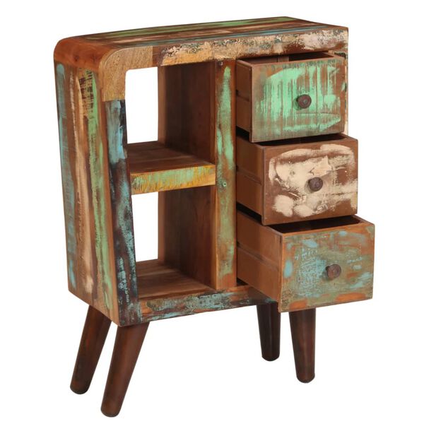 vidaXL Sideboard 55x30x80 cm Solid Wood Reclaimed