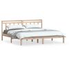 vidaXL Bed Frame without Mattress Solid Wood 160x200 cm (810027+814104)