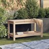 vidaXL Garden Bench 82.5x35x45 cm Solid Wood Pine