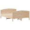 vidaXL Bed Frame without Mattress 140x190 cm Solid Wood Pine