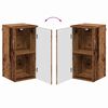 vidaXL Bathroom Furniture Set 5 pcs Old Wood Engineered Wood and Metal