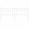 vidaXL Metal Replace Headboard White 200 cm