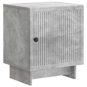 vidaXL Bedside Cabinet Concrete Grey 43 x 34.5 x 50 cm Engineered Wood