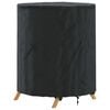 vidaXL Table Cover Plain Black 62 x 62 x 70 cm Fabric