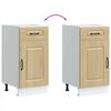 vidaXL Kitchen Base Cabinet Kalmar Sonoma Oak Engineered Wood
