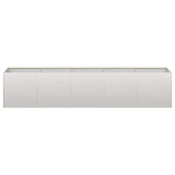 vidaXL Planter 200x40x40 cm Stainless Steel