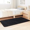 vidaXL Shaggy Rug High Pile NAVARRA Black 80x150 cm Polyester