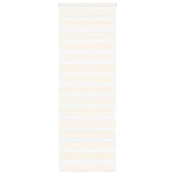 vidaXL Zebra Blind Marble Beige 85x230 cm Fabric Width 80.9 cm Polyester