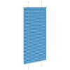 vidaXL Pleated Blind Blue 60x150 cm Fabric Width 59.4 cm Polyester