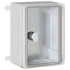 vidaXL Control Cabinet Grey 25 x 13 x 24 cm ABS Plastic