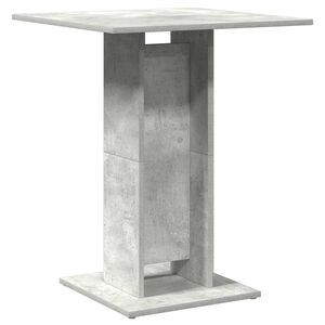 vidaXL Bistro Table | Concrete grey | Engineered Wood | Medium | Durable