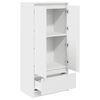 vidaXL Cabinet with Drawer White 55.5x34x119.5 cm Engineered Wood