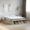 vidaXL Bed Frame without Mattress Sonoma Oak 120x200 cm