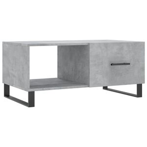 vidaXL Coffee Table Concrete Grey 90x50x40 cm Engineered Wood
