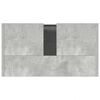vidaXL Bathroom Cabinet Concrete Grey 60x33x61 cm Engineered Wood