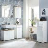 Germania Bathroom Wall Cabinet GW-Pescara White Navarra Oak Repro