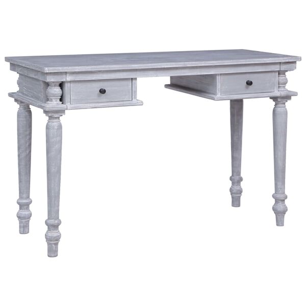 vidaXL Desk 115x50x78 cm Solid Mahogany Wood