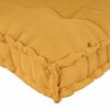 vidaXL Pallet Sofa Cushion Yellow Fabric