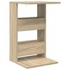 vidaXL Side Table Sonoma Oak 40 x 35 x 60.5 cm Engineered Wood