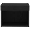 vidaXL TV Cabinet Set 2 pcs Black Oak 40 x 30 x 30 cm Engineered Wood