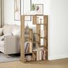 vidaXL Bookcase Artisian Oak 72x20x120.5 cm Engineered Wood