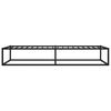 vidaXL Bed Frame without Mattress Black Metal 90x200 cm