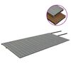 vidaXL WPC Decking Boards with Accessories Brown and Grey 40 m&sup2; 2.2 m