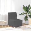 vidaXL Modular Sofa Unit Armless Dark Grey 55 x 74 x 82 cm