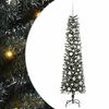 vidaXL Artificial Christmas Tree with 300 LEDs with Stand Green 180 cm