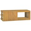 vidaXL Wall-mounted Bathroom Cabinet 90x40x30 cm Solid Wood Teak