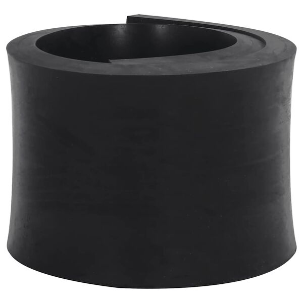vidaXL Rubber Edge for Snow Plow Black 100x15x2 cm