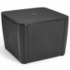 Keter Garden Side Table "Luzon Plus" with Parasol Hole Graphite