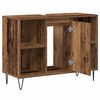 vidaXL Bathroom Cabinet Old Wood 80 x 33 x 60 cm Engineered Wood