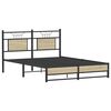 vidaXL Bed Frame without Mattress Sonoma Oak 137x190 cm Engineered Wood